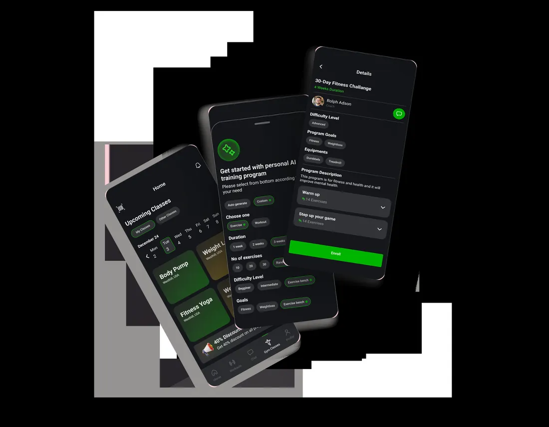 Gym Community screen 1